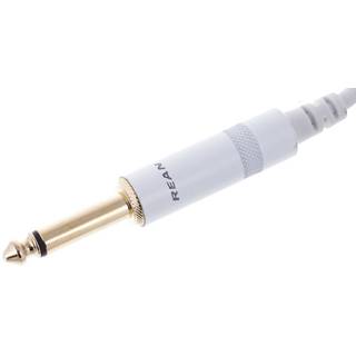 Cordial CFU6PC-SNOW Intro verloopkabel 2x 6.3 TS jack - 2x RCA 6m wit