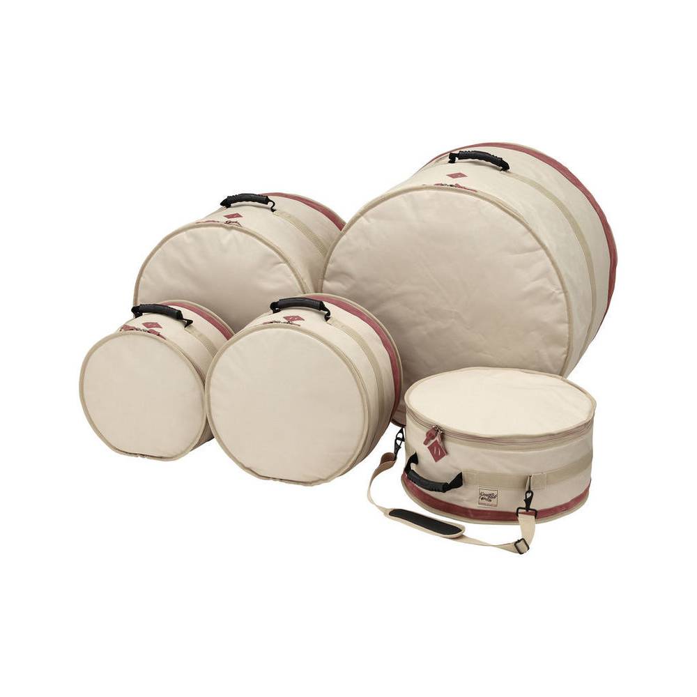Tama TDSS52KBE Powerpad Designer Beige 5d. drumhoezenset 22,10,12,14,16