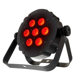 Showtec Compact Par 7 Tri platte RGB LED-par zwart
