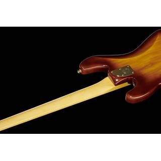 Fender 75th Anniversary Commemorative Precision Bass 2-Color Bourbon Burst MN elektrische basgitaar met koffer