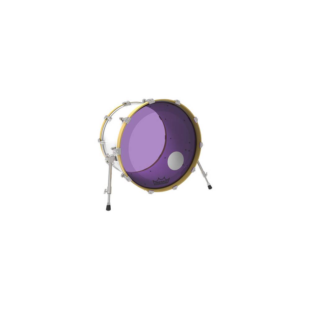 Remo P3-1322-CT-PUOH Powerstroke P3 Colortone Purple 22 inch