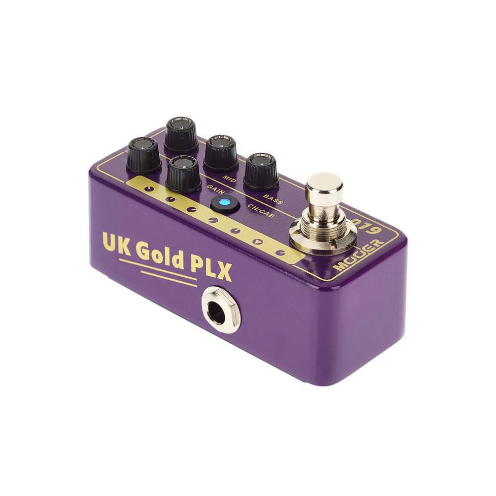 Mooer Micro Preamp 019 UK Gold PLX overdrive effectpedaal