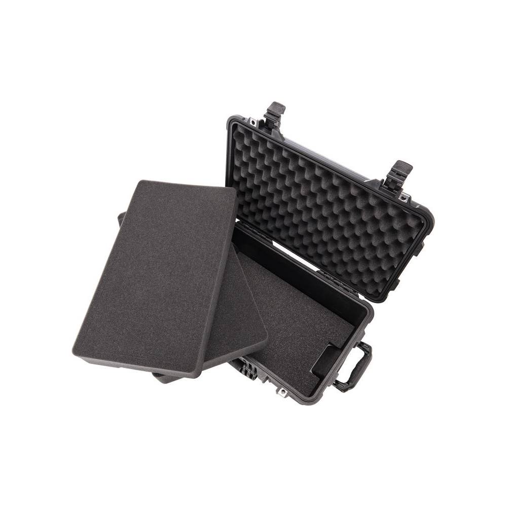 Peli 1510 BKF trolley zwart met schuim 501x279x193 mm